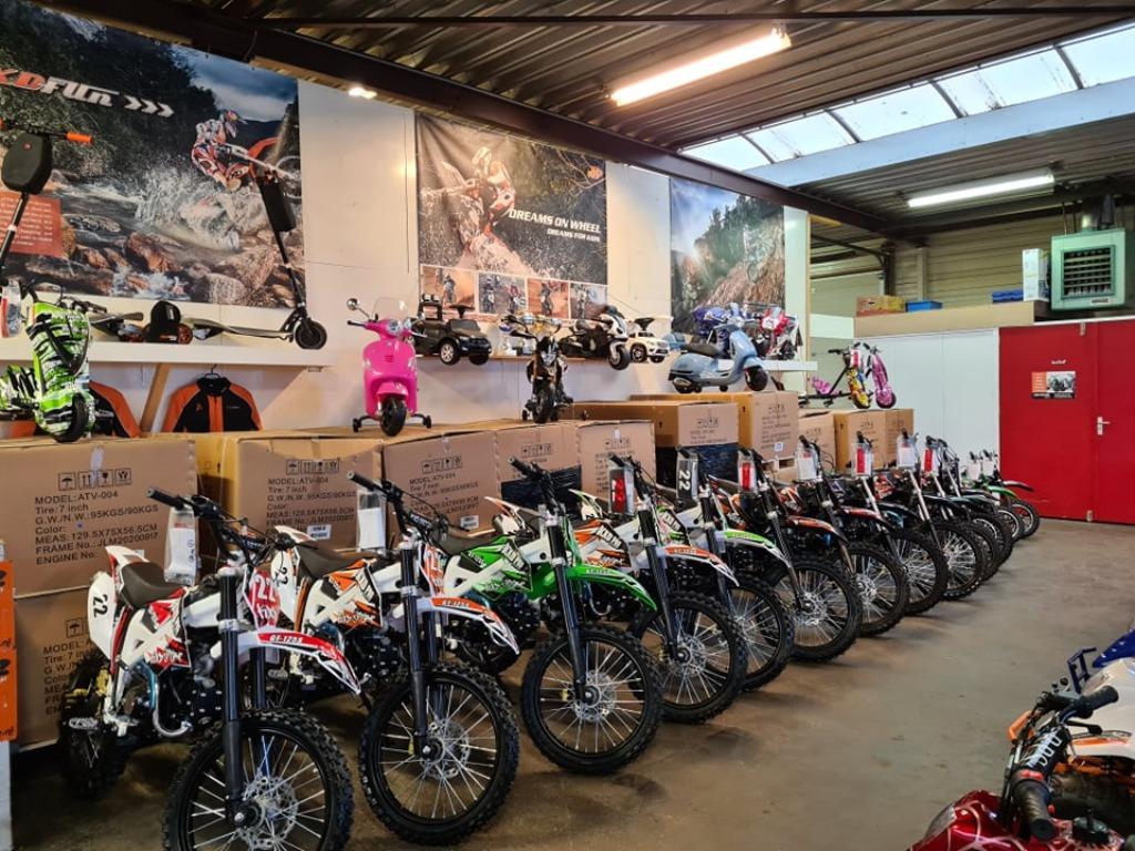 KXD PRO MINIBIKE DIRTBIKE PITBIKE MINIQUAD KINDERQUAD ELEKTR, Ophalen, Kxd, Nieuw, 49 cc