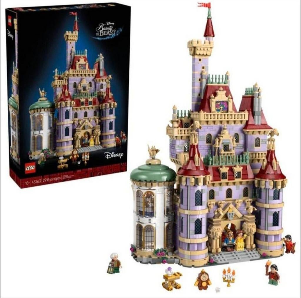 Nieuwe LEGO Disney Belle en het Beest Kasteel 43263, Ophalen of Verzenden, Nieuw, Complete set, Lego