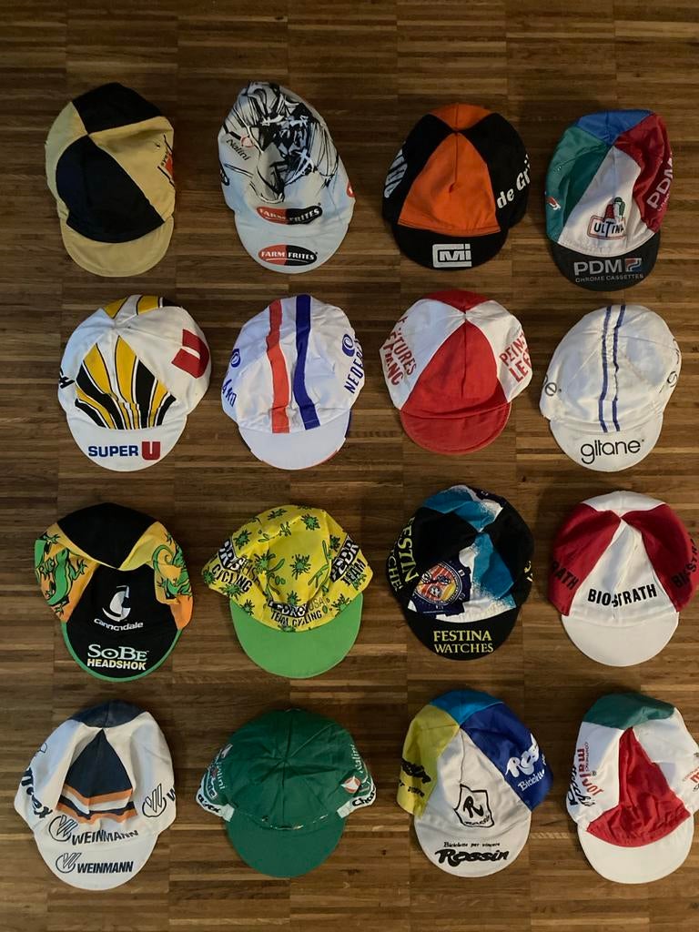 Vintage Wielrenpetjes Collectie, Fietsen en Brommers, Gebruikt, Verzenden, Agu nl, Overige maten