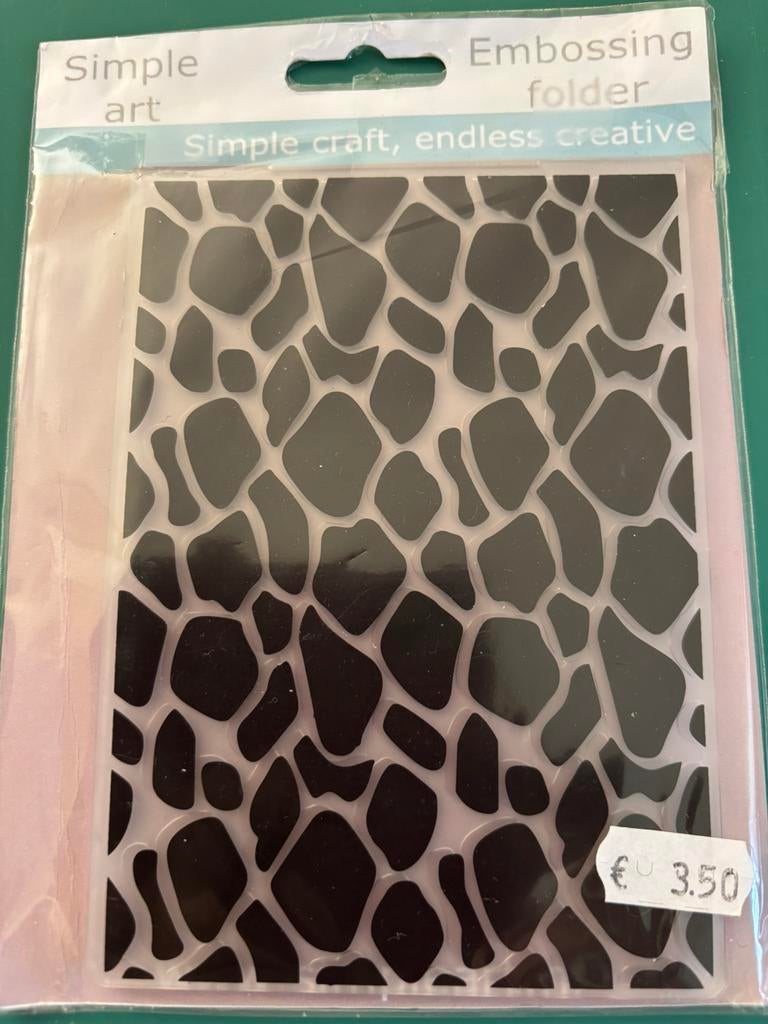Embossing folder van Simple art, Hobby en Vrije tijd, Ophalen of Verzenden, Nieuw, Overige thema's, Pons of Mal
