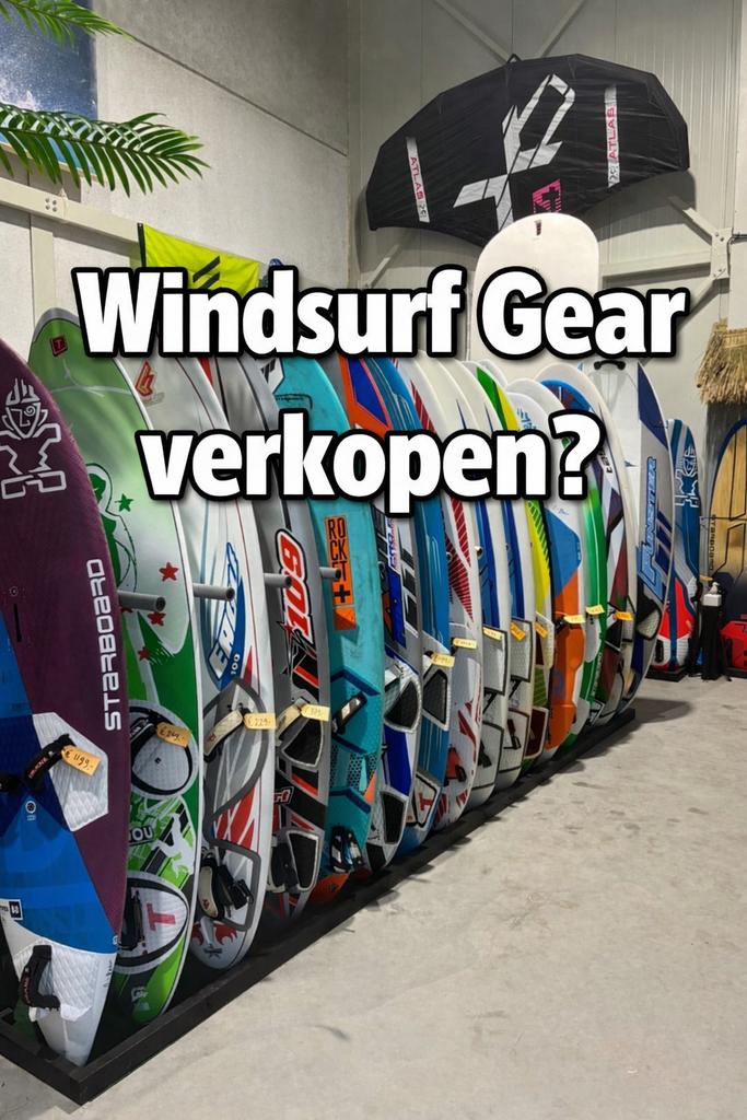 Wij kopen jouw gebruikte Windsurf gear | Snel & zonder gedoe, Watersport en Boten, Windsurfen, Gebruikt, Complete set, 250 tot 300 cm