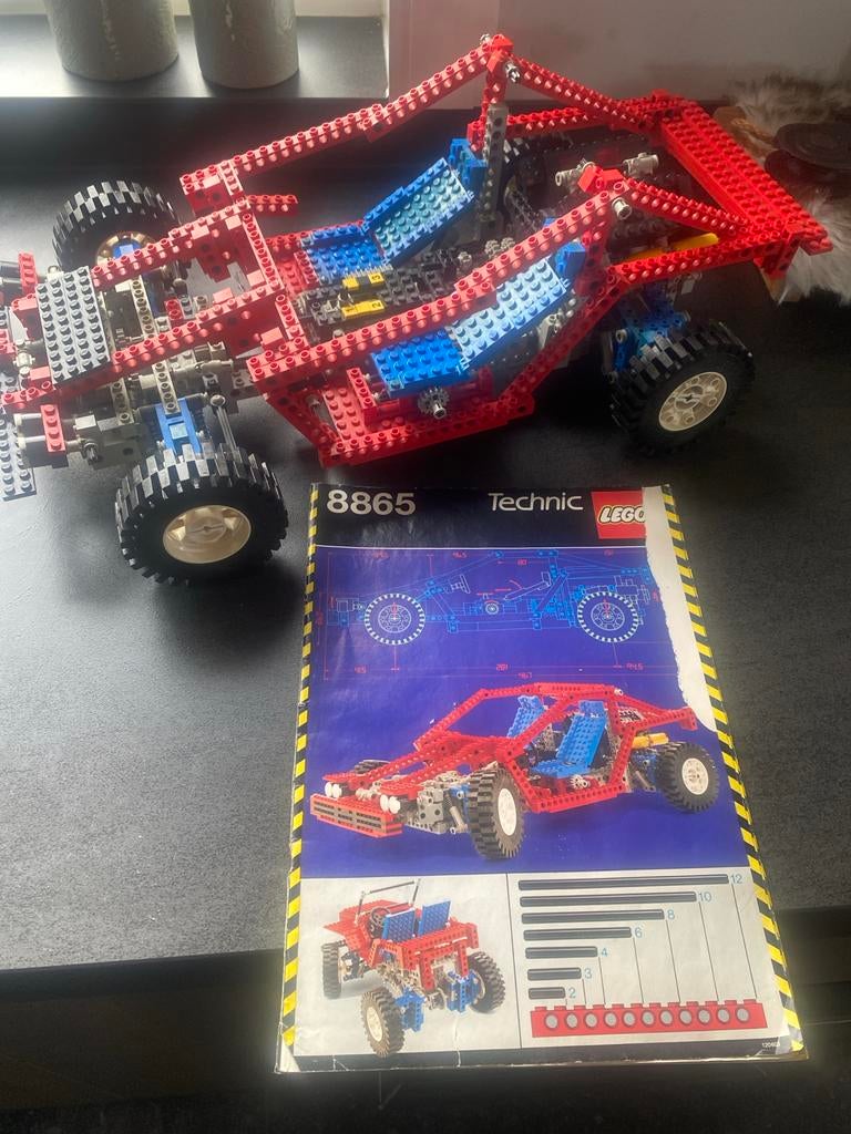 Lego Technic 8865 Test Car - Vintage Set, Ophalen of Verzenden, Gebruikt, Complete set, Lego