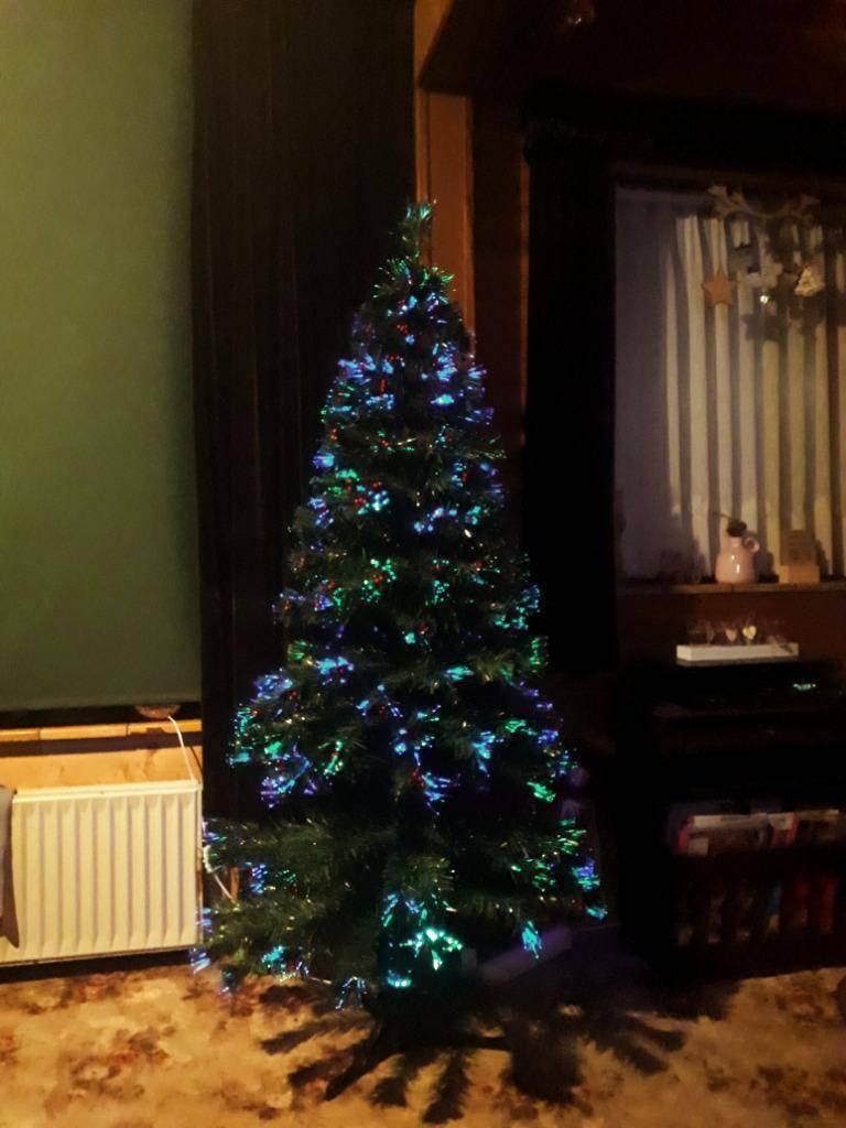 Grote glasvezel-led-kerstboom. Multicolor. Nieuwste Techniek, Diversen, Ophalen of Verzenden, Nieuw
