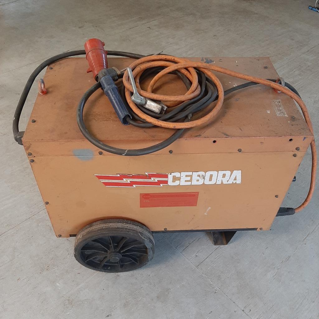 CEBORA MMA LASTRAFO ROD WELD 407 DC CELL, Ophalen of Verzenden, Gebruikt, 250 ampère of meer, Elektroden