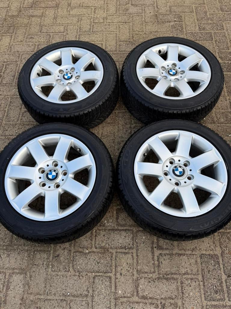 Winterset 16 inch bmw 3 serie e46 steek 5 x120, 16 inch, Banden en Velgen, 205 mm, Winterbanden