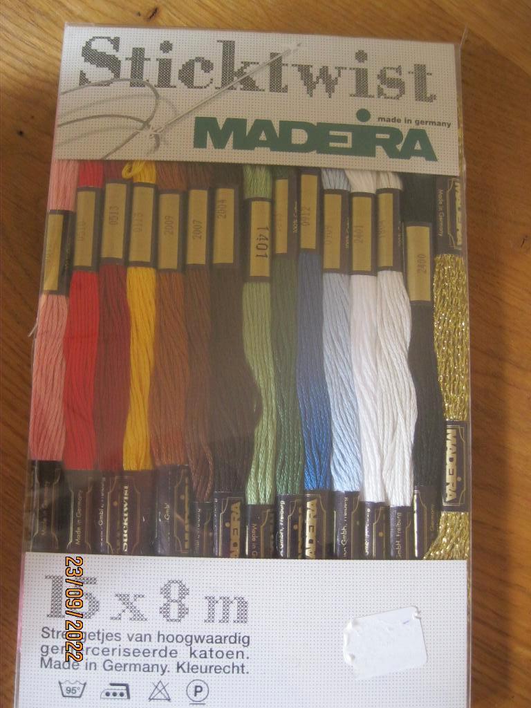 Sticktwist Madeira borduurgaren, Hobby en Vrije tijd, Borduren en Borduurmachines, Ophalen of Verzenden, Nieuw, Handborduren, Borduurgaren of Zijde