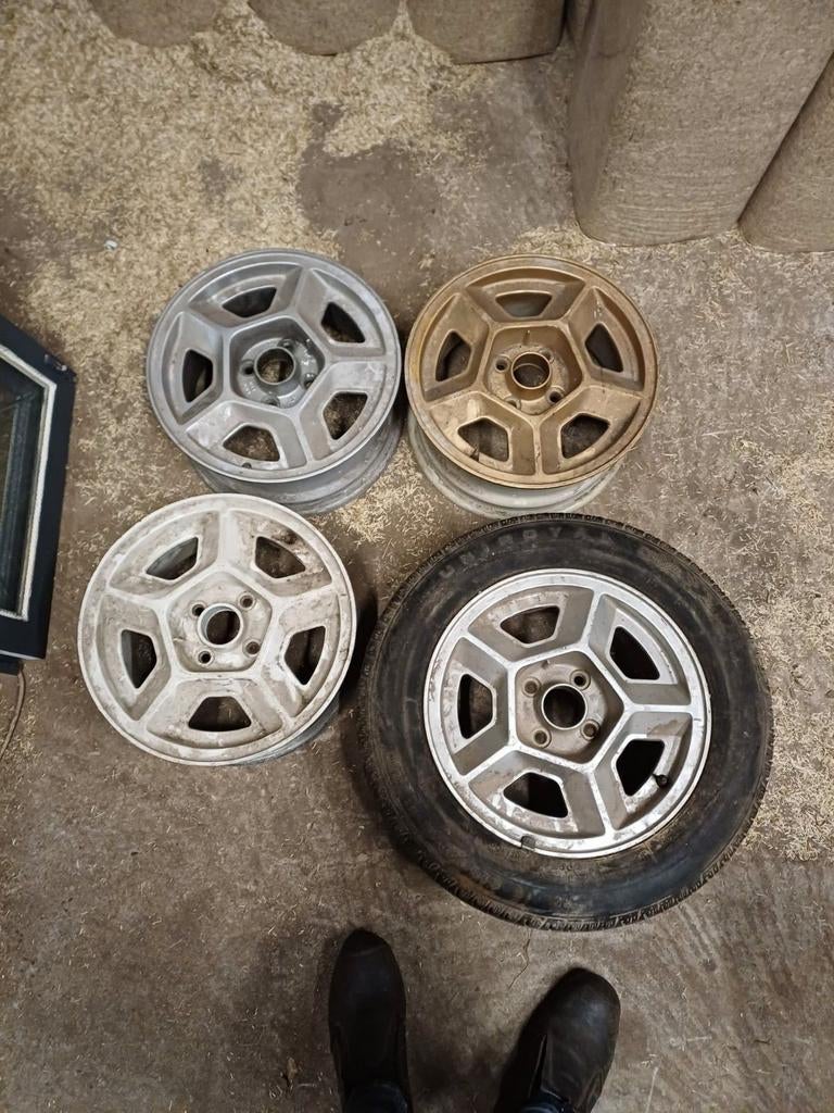 Opel Manta GSI Velgen 4x100, Ophalen of Verzenden, Gebruikt, Opel