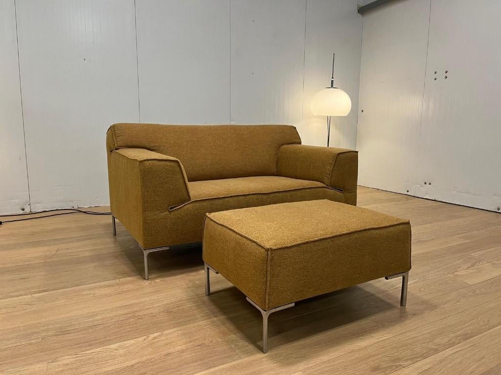 NIEUW + GARANTIE gestoffeerde Design on Stock Bloq Loveseat, Huis en Inrichting, Banken | Bankstellen, Nieuw, Rechte bank, Tweepersoons