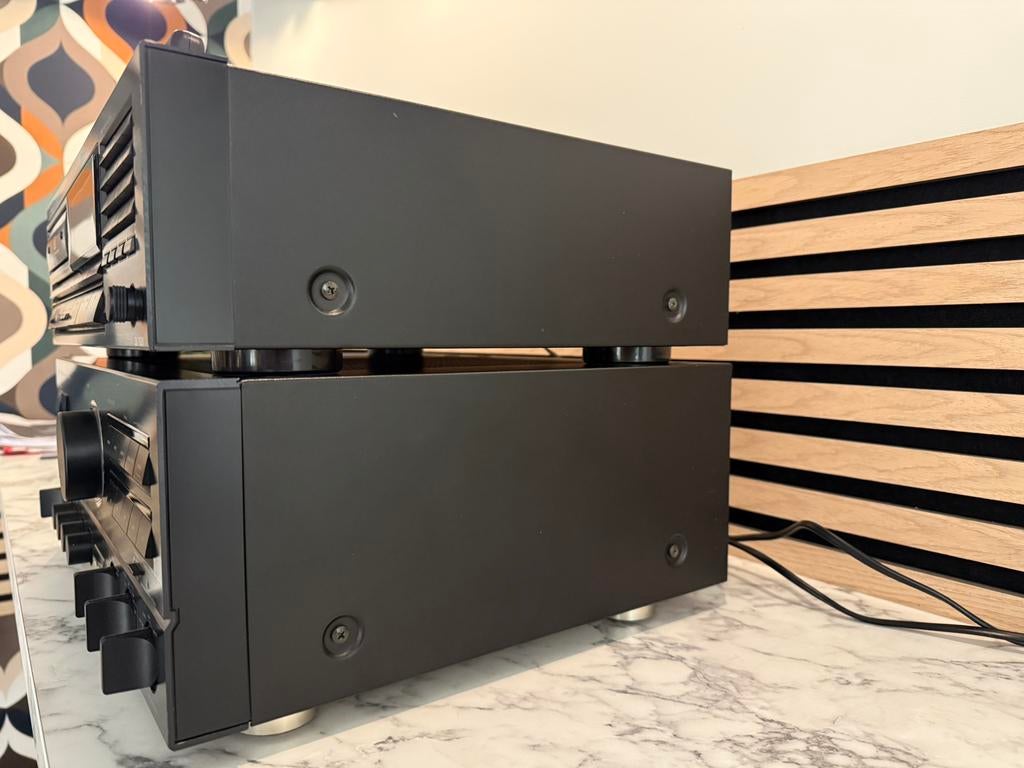 Onkyo Integra A-8800 + DX-7500, zeer mooie en muzikale set, Contact@vintageaudiobreda.nl, Losse componenten, Zo goed als nieuw