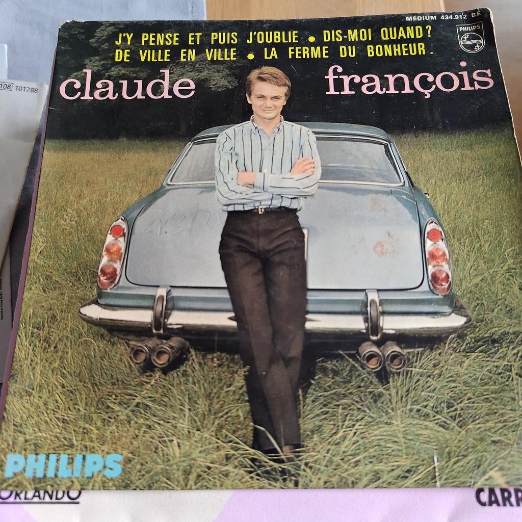 Claude François - single, Cd's en Dvd's, Vinyl Singles, Ophalen of Verzenden, Zo goed als nieuw, 7 inch