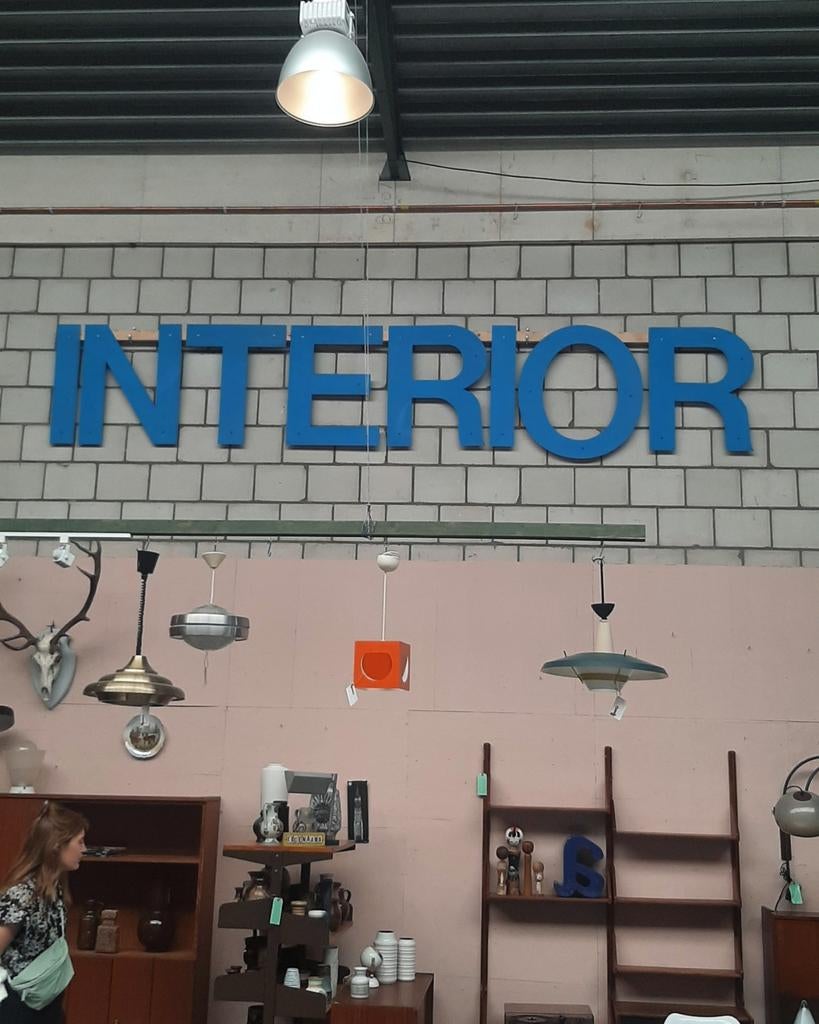 shopsign interior / interieur, Ophalen, Gebruikt