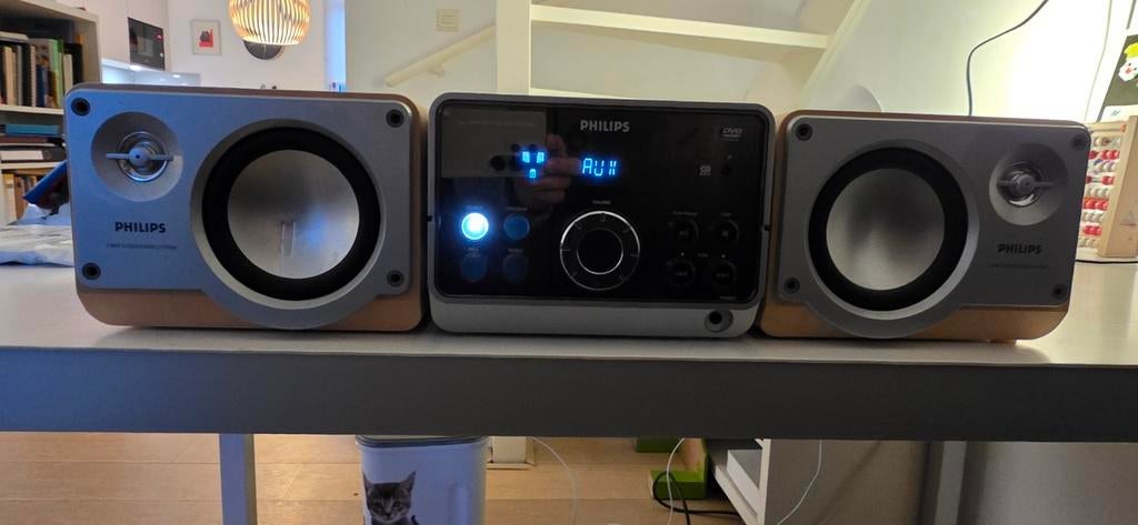 Philips micro stereo-set, Ophalen, Philips, Gebruikt, Tuner of Radio