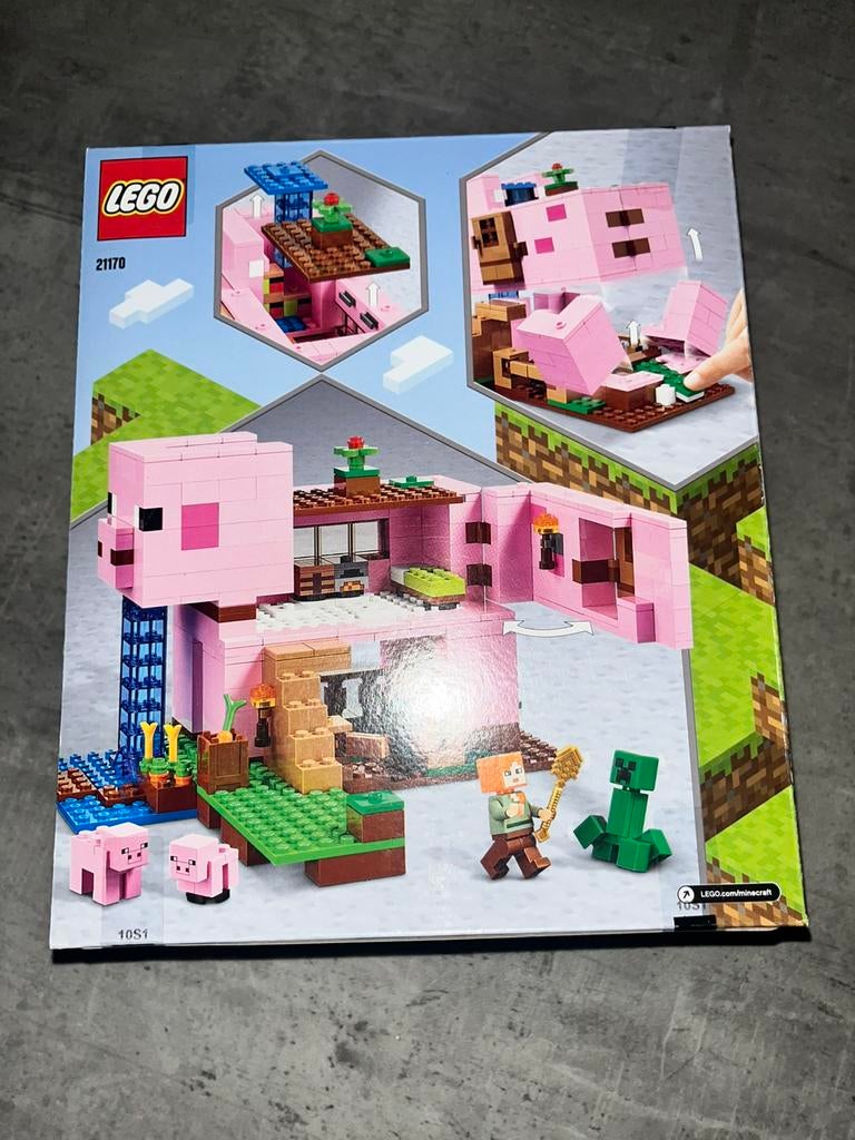 Lego 21170 minecraft varkenshuis nieuw in doos, Ophalen of Verzenden, Nieuw