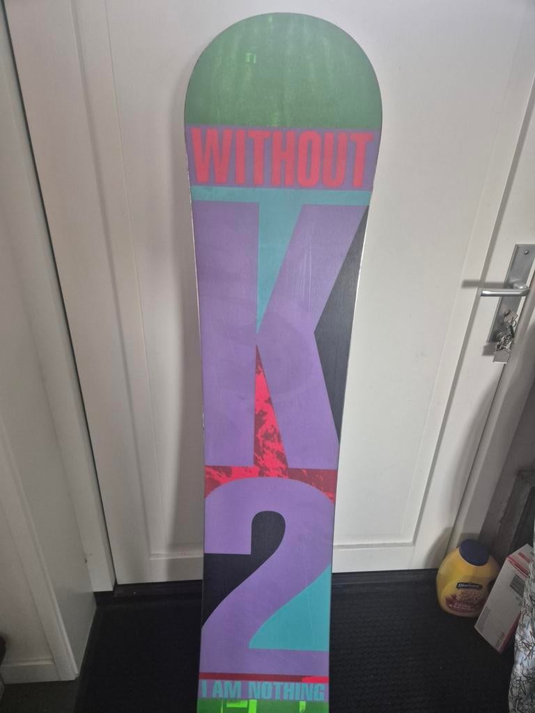 K2 Slayblade snowboard met Flow bindingen, Sport en Fitness, Snowboarden, Ophalen of Verzenden, Gebruikt, Board