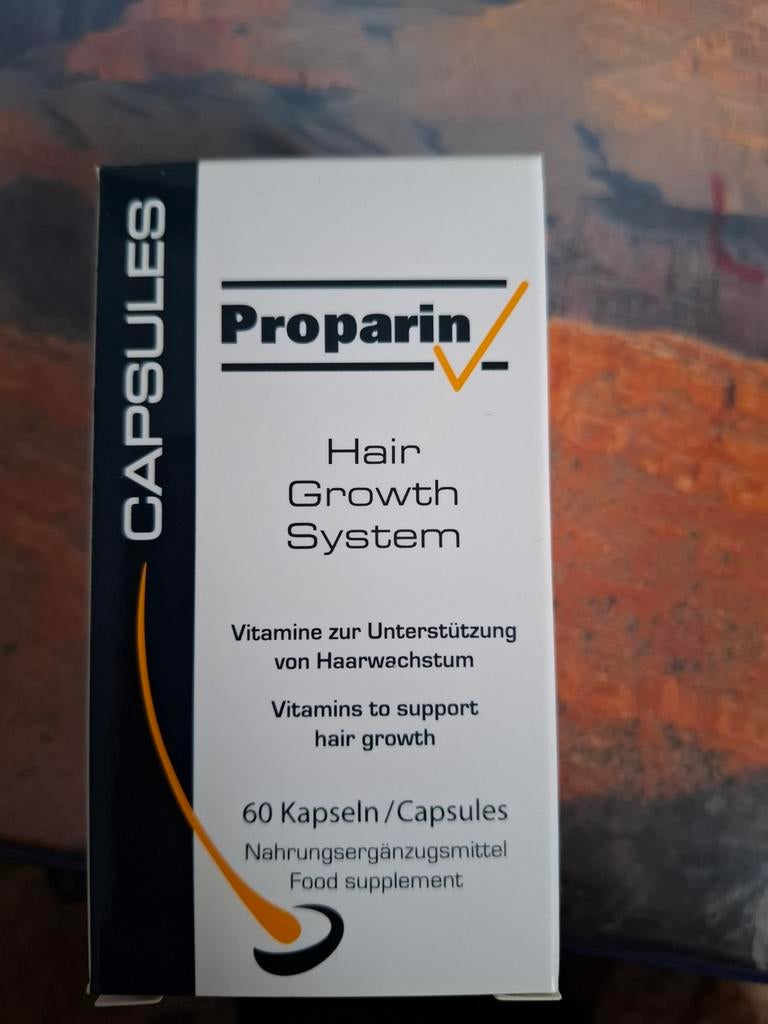 Capsules tegen haaruitval - Proparine, Sieraden, Tassen en Uiterlijk, Uiterlijk | Dieet en Afvallen, Ophalen of Verzenden, Nieuw