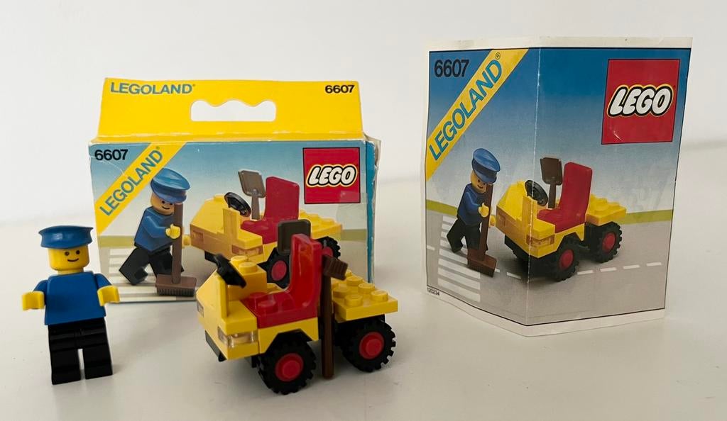 Lego Legoland 6607 Service Truck (1) met doos en instructie, Ophalen of Verzenden, Gebruikt, Complete set, Lego