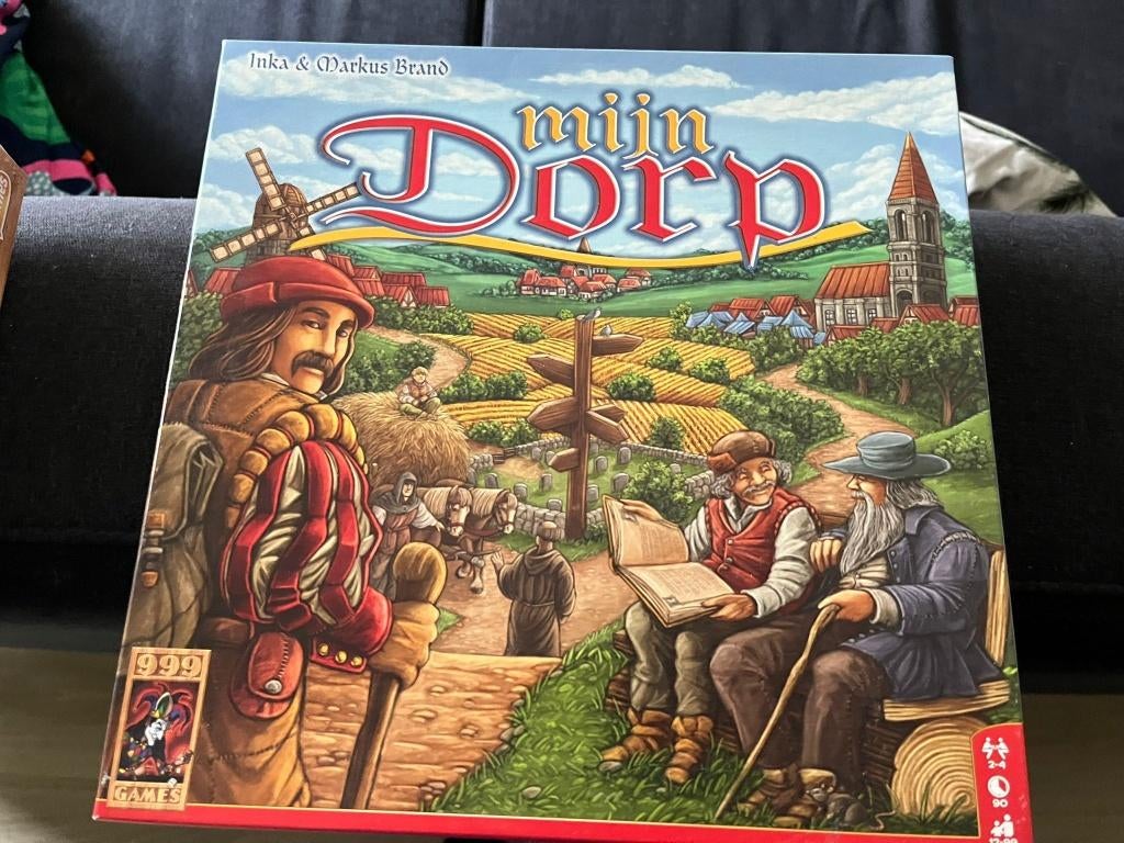 Borspel Mijn Dorp, Een of twee spelers, Ophalen of Verzenden, Nieuw, 999 Games