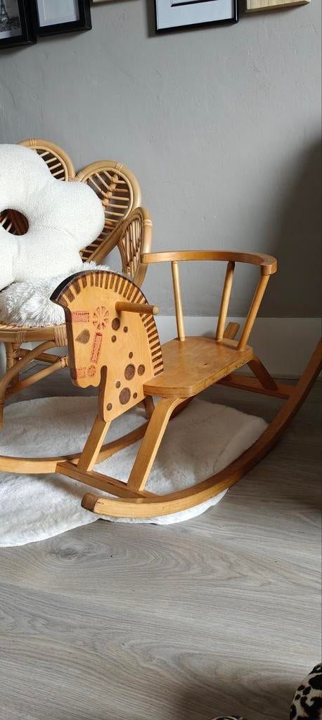 Super tof vintage schommelpaard / kinder schommelstoel, Ophalen, Zo goed als nieuw