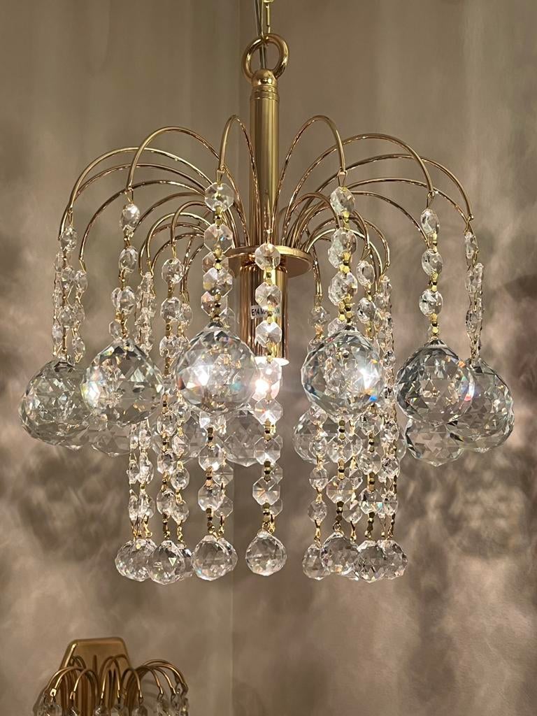 8 stuks gemerkte SWAROVSKI kristallen kroonluchters, Baak, Ophalen of Verzenden, Baak, Baak