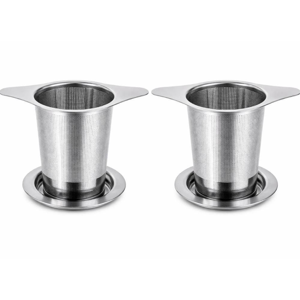 RVS theezeef / theefilter – voor losse thee (2 stuks), Ophalen of Verzenden, Nieuw