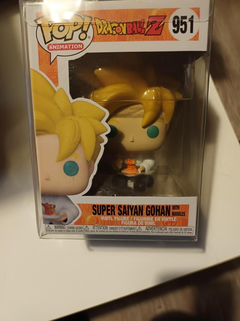 Funko pop Dragonball Z: Super Saiyan Gohan with noodles 951, Ophalen of Verzenden, Zo goed als nieuw