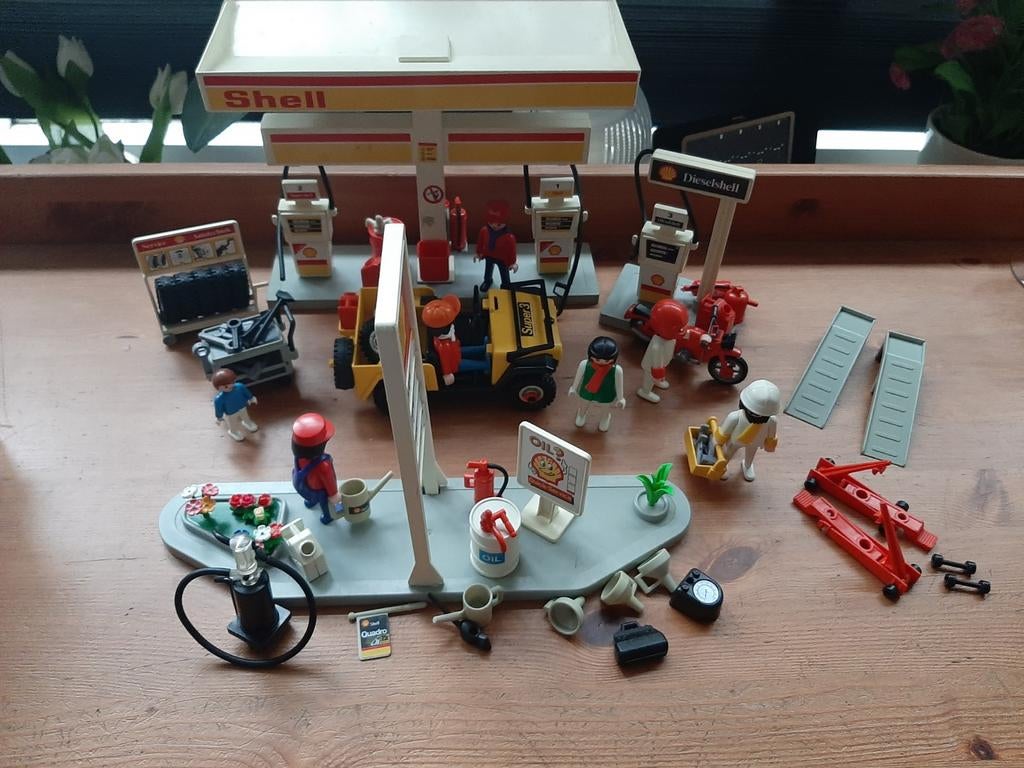 Playmobil Shell tankstation, Ophalen of Verzenden, Nieuw