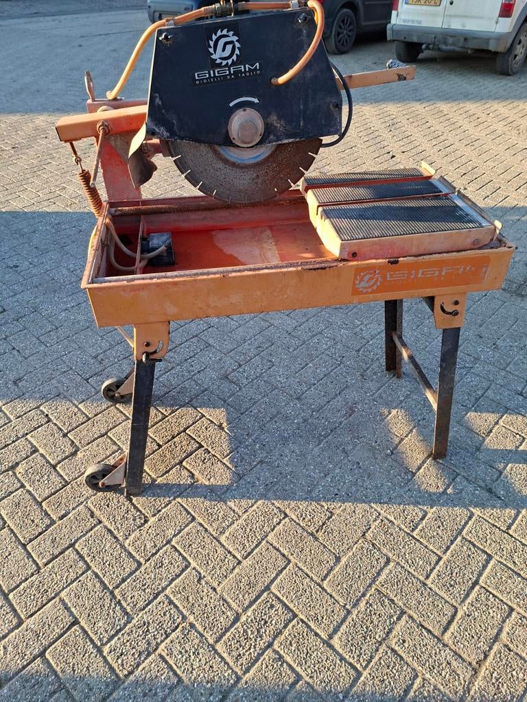 Stenen zaag, Doe-het-zelf en Verbouw, Gereedschap | Zaagmachines, Ophalen of Verzenden, 1200 watt of meer, 70 mm of meer