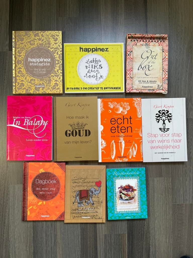 Diverse boekjes Happinez, Ophalen of Verzenden, Zo goed als nieuw, Spiritualiteit algemeen, Overige typen