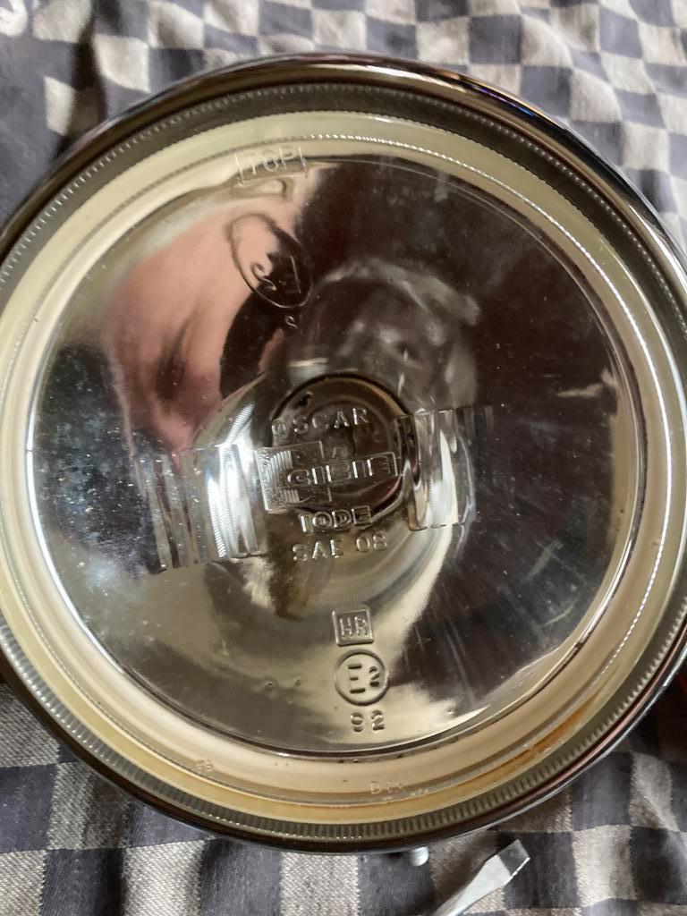 Oldtimer 2 Cibie verstralers type Oscar diameter 18 cm, Auto-onderdelen, Ophalen of Verzenden, Gebruikt