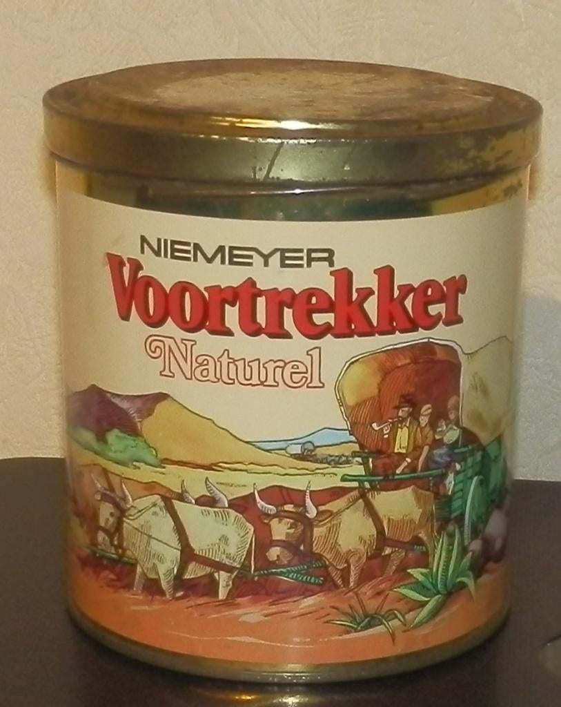 Oude blik Niemeyer  Voortrekkers Pijptabak, Verzamelen, Blikken, Ophalen of Verzenden, Gebruikt, Overige