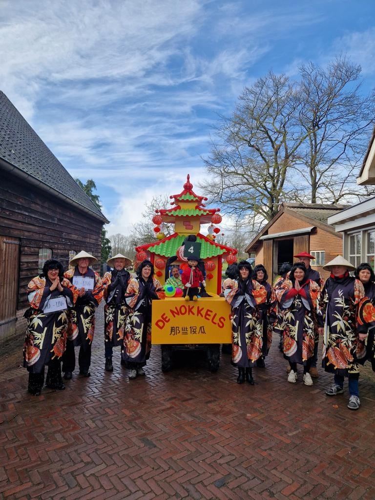 Carnavalswagen Aziatisch thema, Ophalen of Verzenden, Zo goed als nieuw, Kostuum, Carnaval
