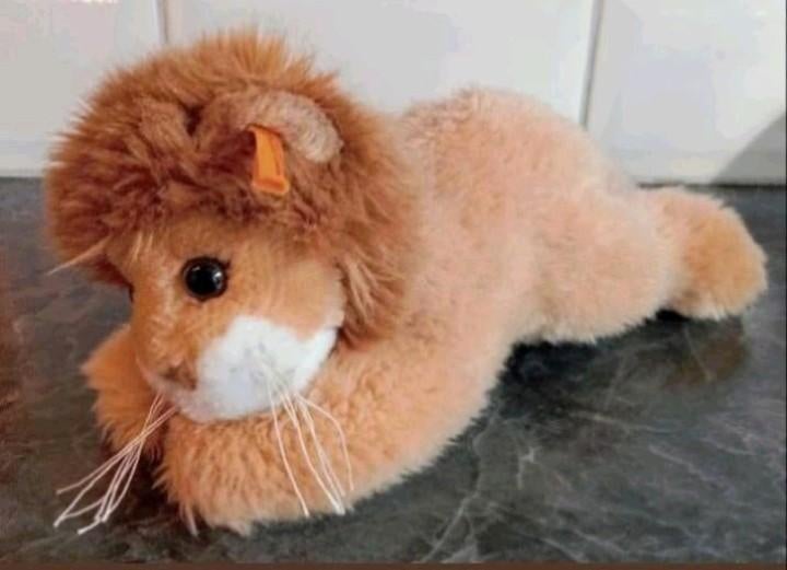 Leeuw steiff 25cm.         Nr1, Ophalen, Zo goed als nieuw, Overige typen
