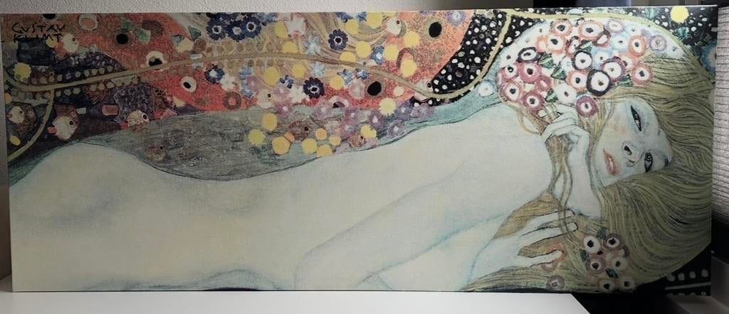 Gustav Klimt Canvas van IKEA - Goede Staat, Ophalen