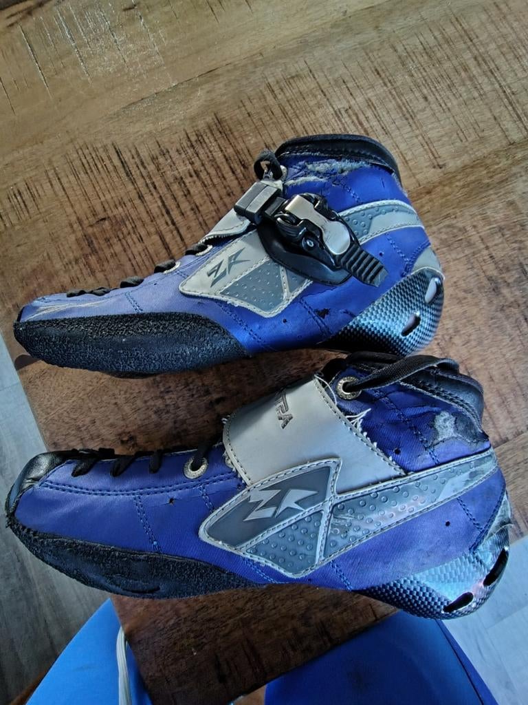 Zandstra schaats/skeelerschoen 1144 met gebruikssporen., Sport en Fitness, Schaatsen, Ophalen of Verzenden, Gebruikt, Noren, Zandstra