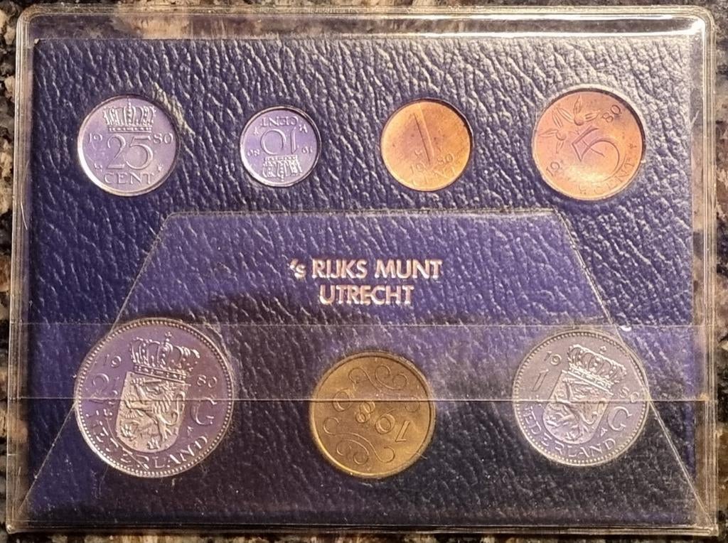 Rijks munt Utrecht set 1980, Ophalen of Verzenden, Koningin Beatrix