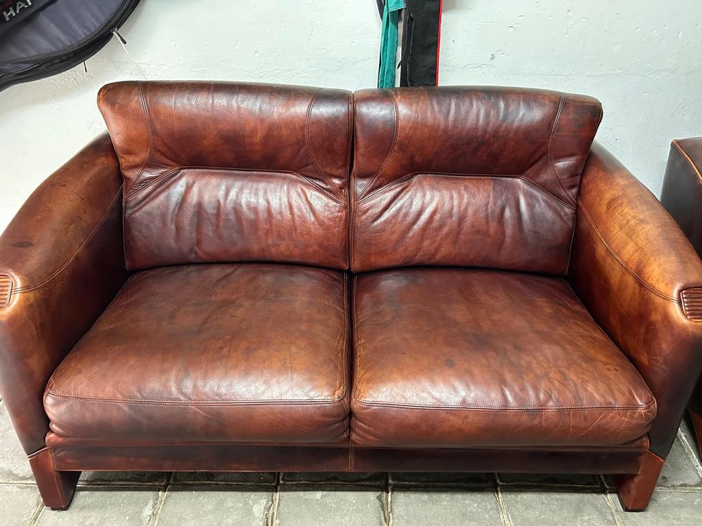 Art deco bank en 3 fauteuils, Huis en Inrichting, Ophalen, 150 tot 200 cm, Tweepersoons, 75 tot 100 cm