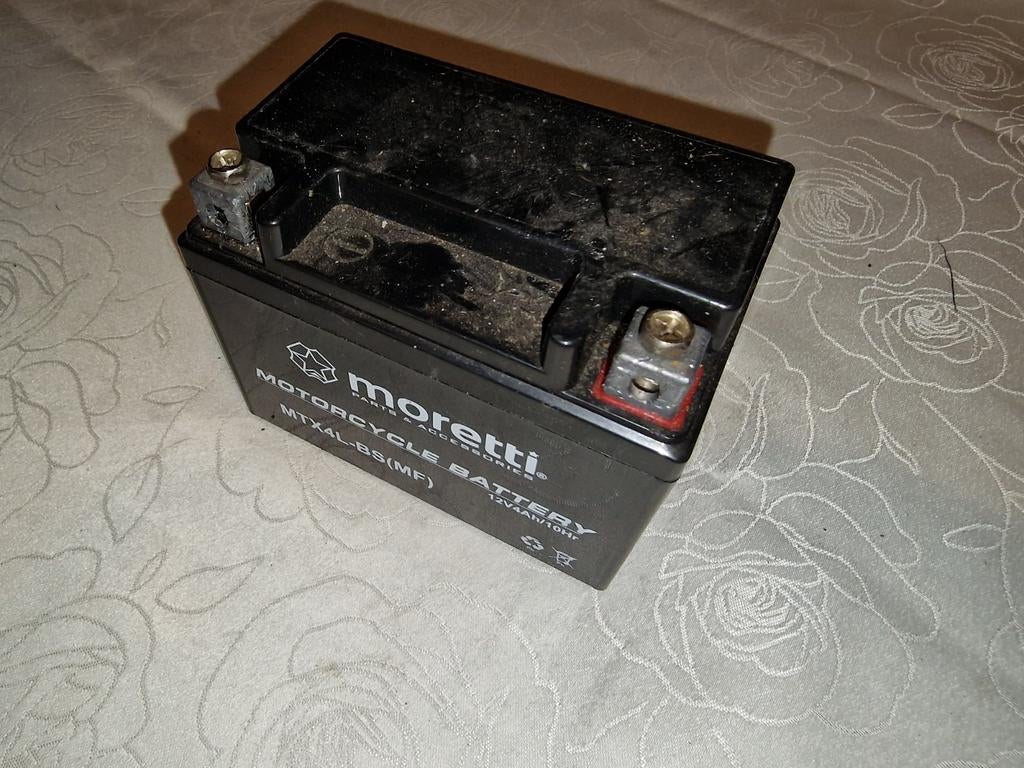 Moretti MTX4L-BS(MF) Motorfiets Accu 12V 4Ah, Ophalen, Gebruikt, Overige typen