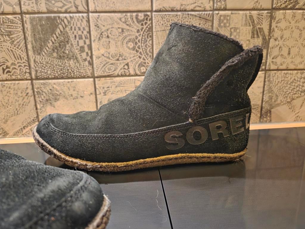Sorel Pantoffels Maat 39 - Comfortabel en Warm, Kleding | Dames, Schoenen, Zwart, Pantoffels of Sloffen, Gedragen, Sorel