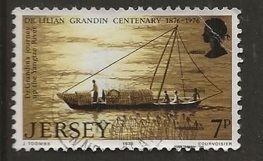 Jersey 16, schip, Verzenden, Gestempeld