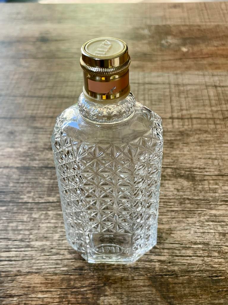 Vintage 4711  Flesje - Glas (MPV), Gebruikt, Overige kleuren, Ophalen of Verzenden, Glas