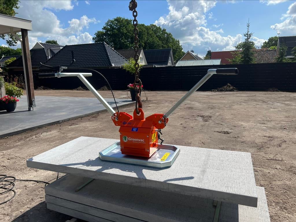 Vacuüm tegel tiller 200KG - Verhuur, Diensten en Vakmensen, Tuinmannen en Stratenmakers