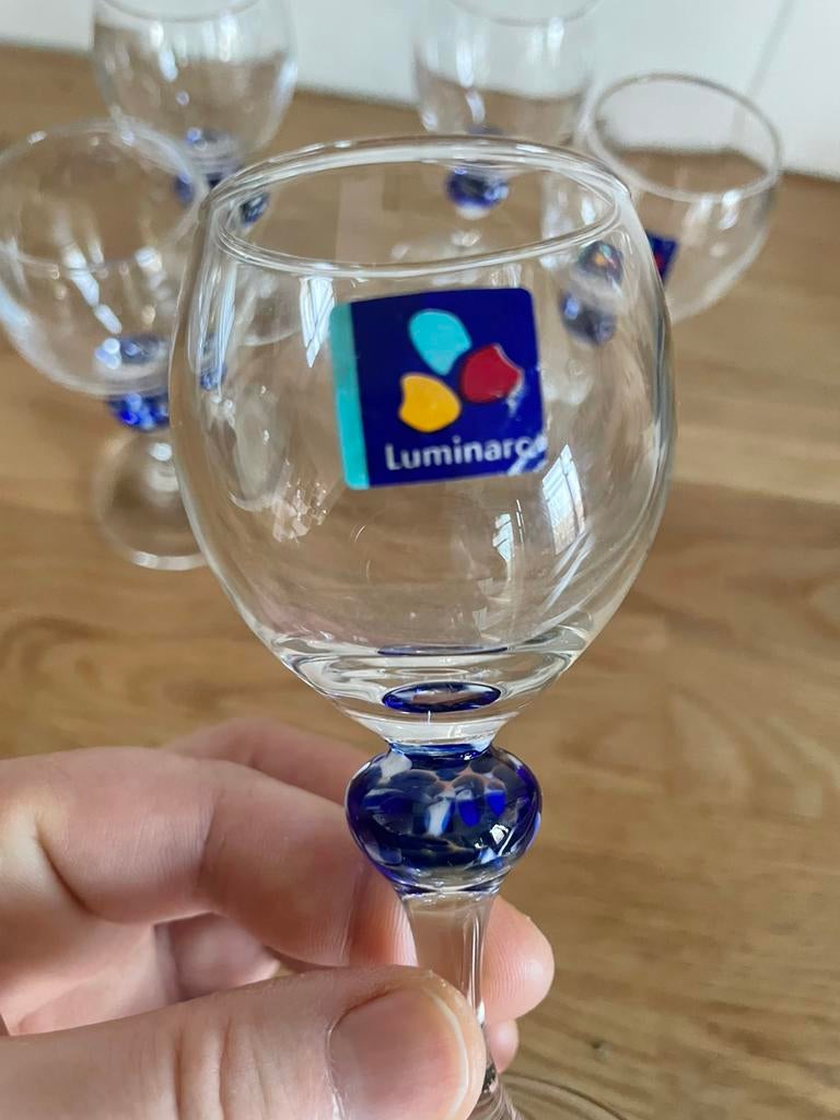 Zeldzame luminarc glazen, Ophalen of Verzenden, Zo goed als nieuw, Overige typen