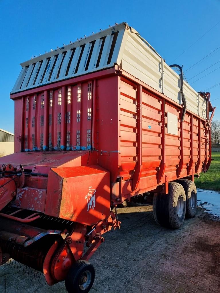 Lely/Mengele opraapwagen, Ophalen