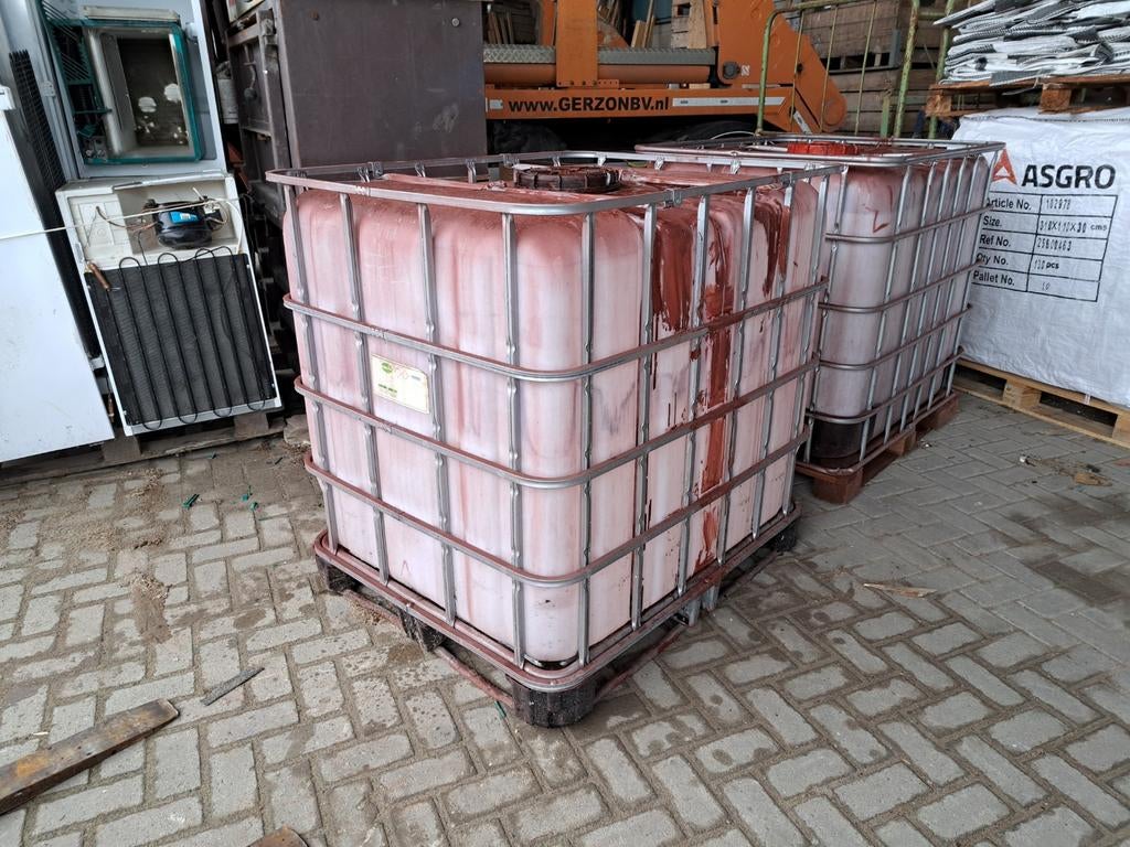 Ibc vaten. Opslag vaten. 45 stuks., 100 cm of meer, 60 cm of meer, Ophalen of Verzenden, 50 cm of meer