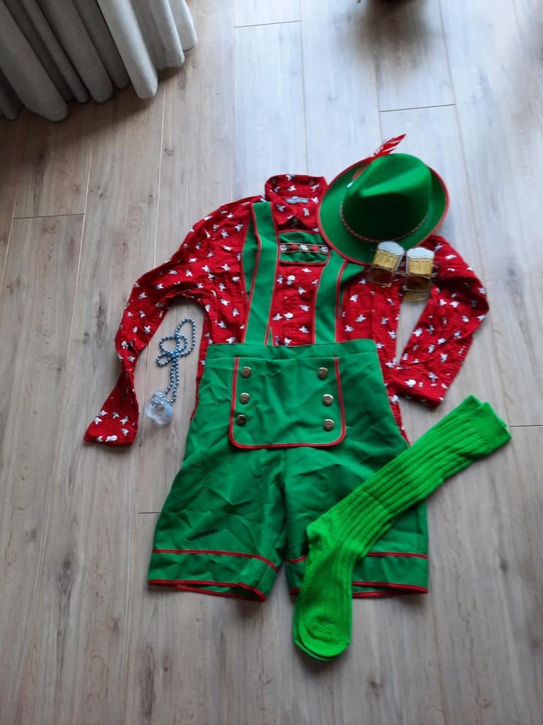 Tiroler carnavalspakje Maat XS, Kinderen en Baby's, Ophalen of Verzenden