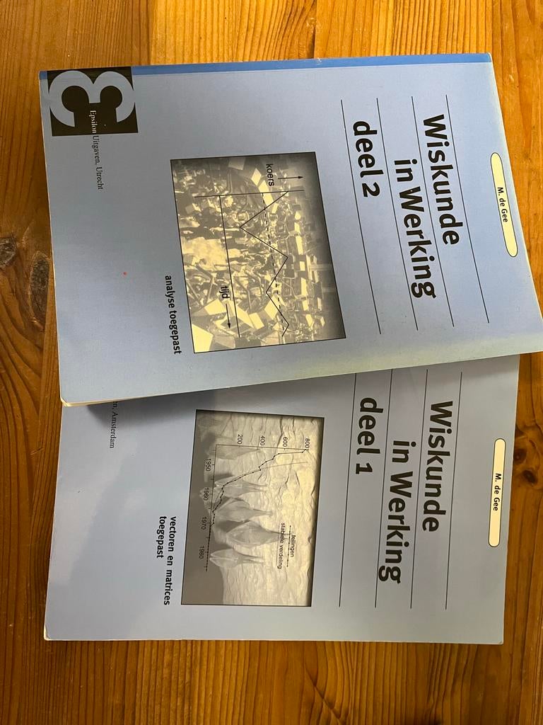 Wiskunde in Werking deel 1 & 2, Boeken, Studieboeken en Cursussen, Gelezen, HBO, Beta, Ophalen of Verzenden