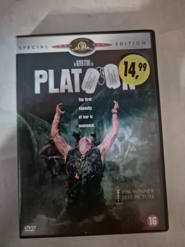 Platoon - Special Edition DVD, Vanaf 16 jaar, Ophalen of Verzenden, Zo goed als nieuw, Drama
