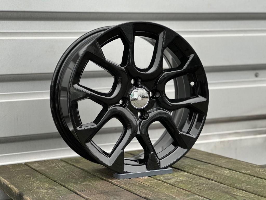 16" FIAT ABARTH Look Sportvelgen FITS FIAT 500, PANDA ABARTH, Auto-onderdelen, Banden en Velgen, 2525LV, Velg(en), 16 inch, Nieuw