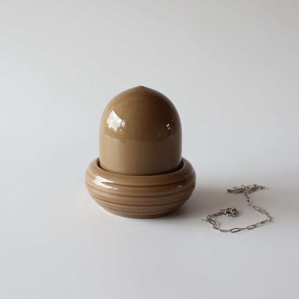 Kahler Cono catch-all opberger beige aardewerk Deens, Ophalen of Verzenden, X, X, X
