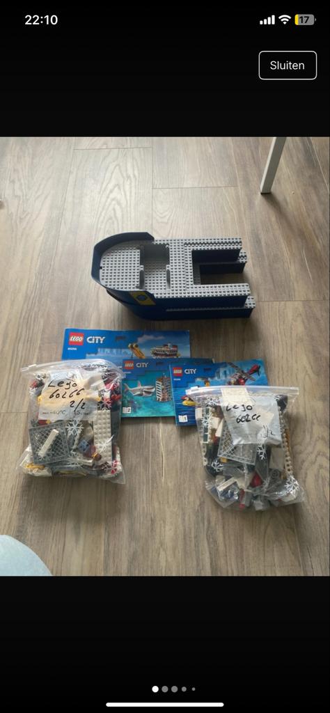 Lego City Boot, Ophalen of Verzenden, Gebruikt, Complete set, Lego